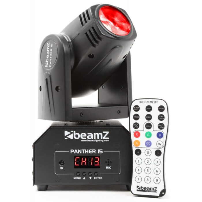 BEAM-Z PANTHER 15 LED BEAM MOVING HEAD