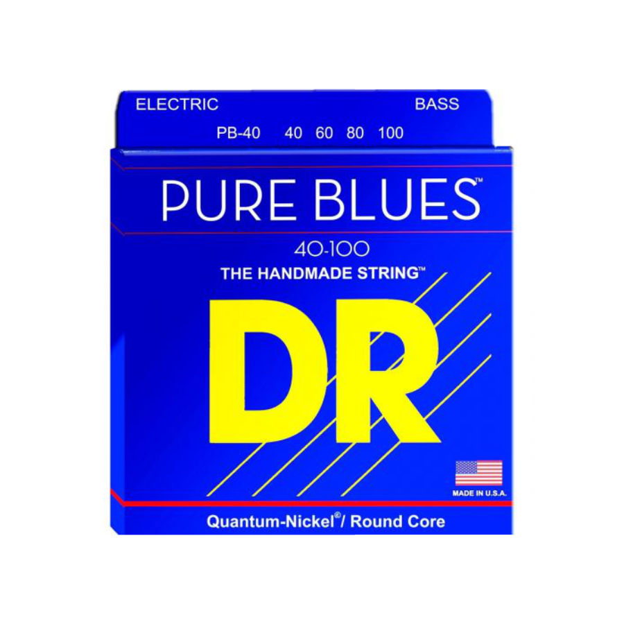 DR Strings PB-40 Pure Blues Bass Ligh