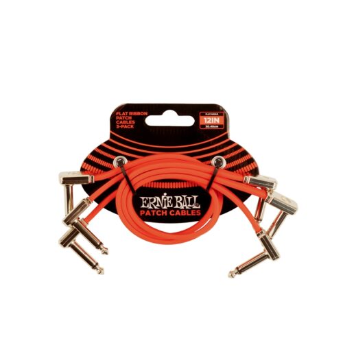 ERNIE BALL 6403 Flat Ribbon Patch Cable Red 30