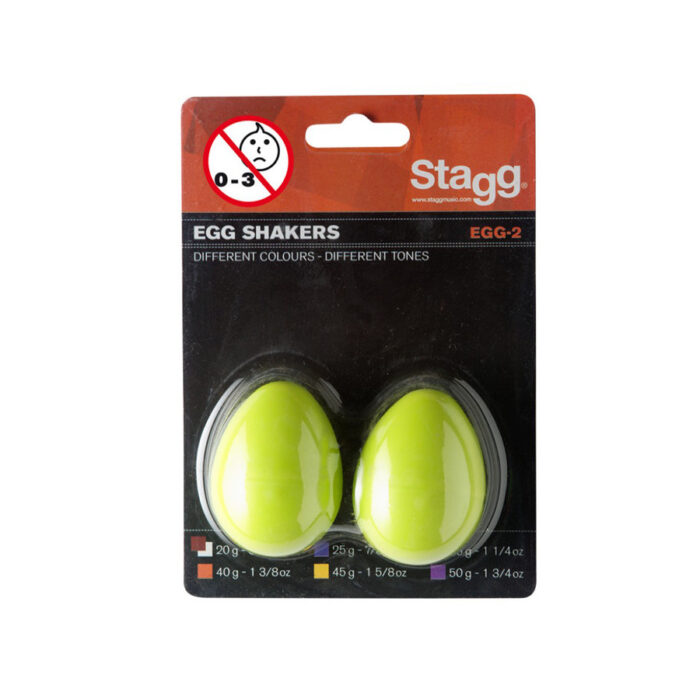 Stagg EGG-2GR uovo shaker 35g verde