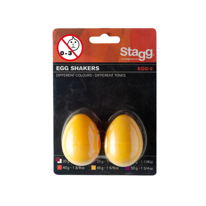 Stagg EGG-2YW coppia uovo shaker