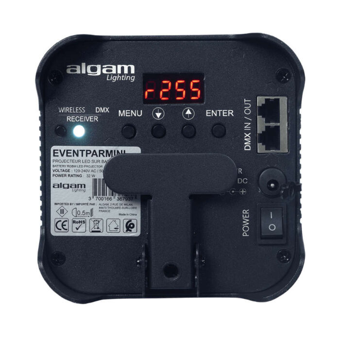 ALGAM LIGHTING EVENTPAR-MINI Proiettore Par LED a Batteria DMX