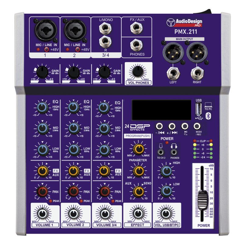 Audiodesign PMX.211 Mixer