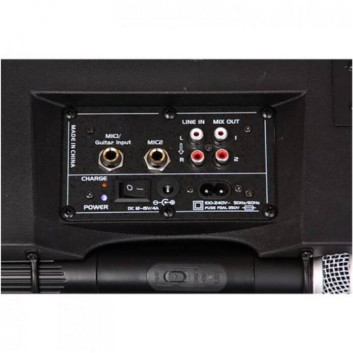 Ibiza Port85uhf-Bt Sistema Audio Portatile Karaoke