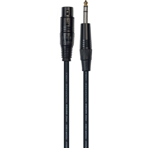 YELLOW CABLE M05J-S Cavo Microfonico Jack TRS/XLR Femmina 5 m