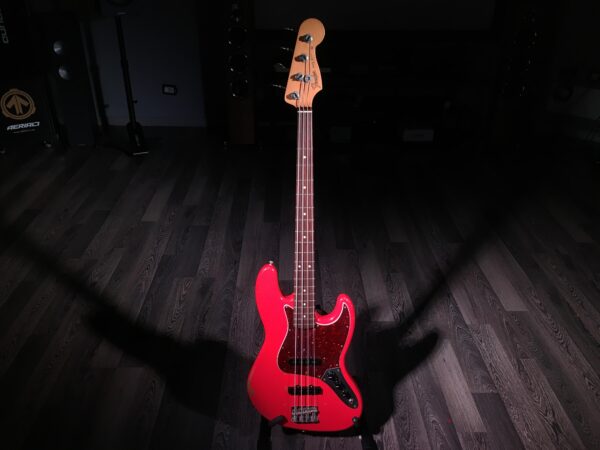 FENDER JAZZ BASS ROAD WORN FIESTA RED