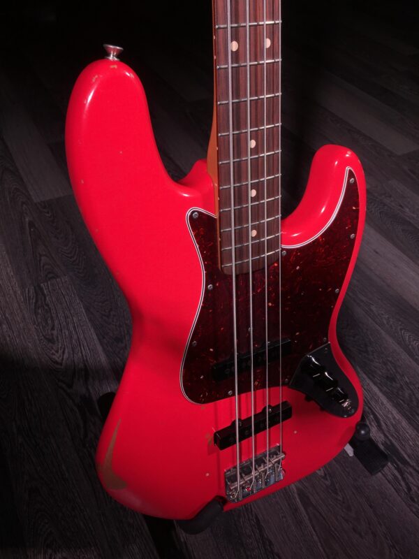 FENDER JAZZ BASS ROAD WORN FIESTA RED