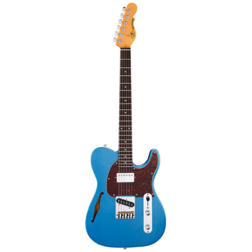 G&L TRIBUTE ASAT CLASSIC BLUESBOY SEMI-HOLLOW LAKE PLACID BLUE