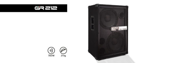 GRBASS GR212 CASSA DA BASSO 2X12 700W