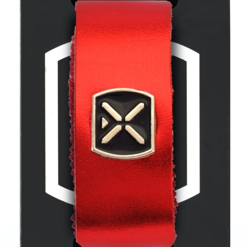 IBOX MUSICAL Damper DM SM04 Metallic Red Leather / Iron Tag