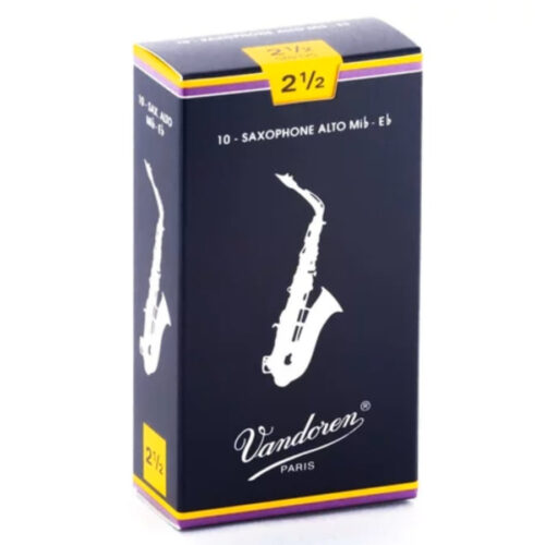 Vandoren Traditional Sax Alto 2 1/2 Box 10 ance