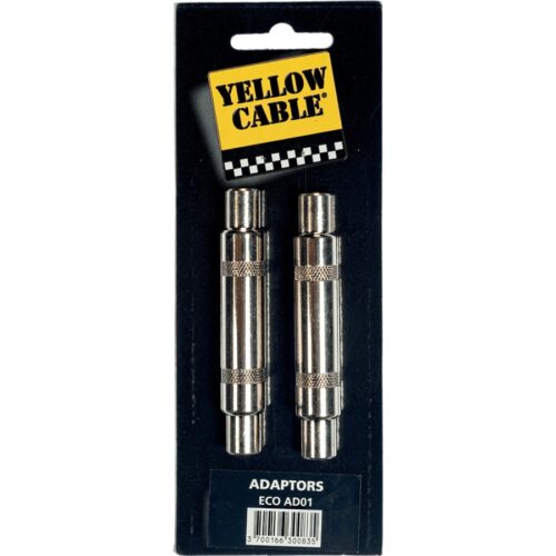 YELLOW CABLE AD01 Adattatore Jack/Jack Mono Femmina 2 Pcs