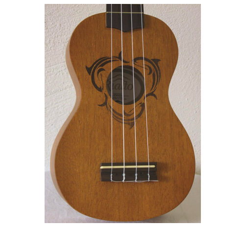 Rialto UM2055DE Ukulele Soprano Delfino Laser