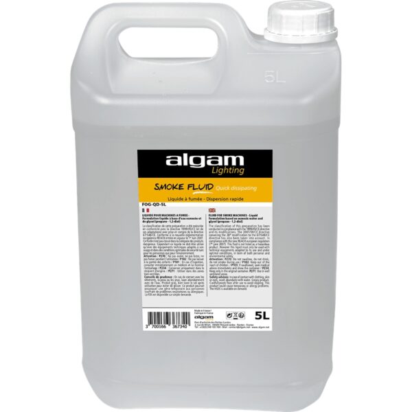 ALGAM LIGHTING FOG-QD-5L Liquido Fumo Dispersione Rapida Effetto CO2 5L