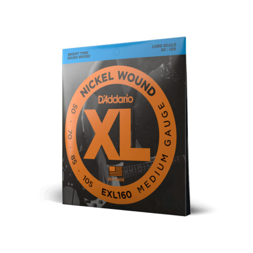 D'ADDARIO EXL160 NICKEL WOUND MEDIUM LONG SCALE - 50/105