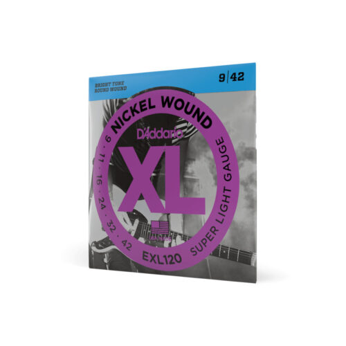 D'addario EXL120 Nickel Wound Super Light - 9/42