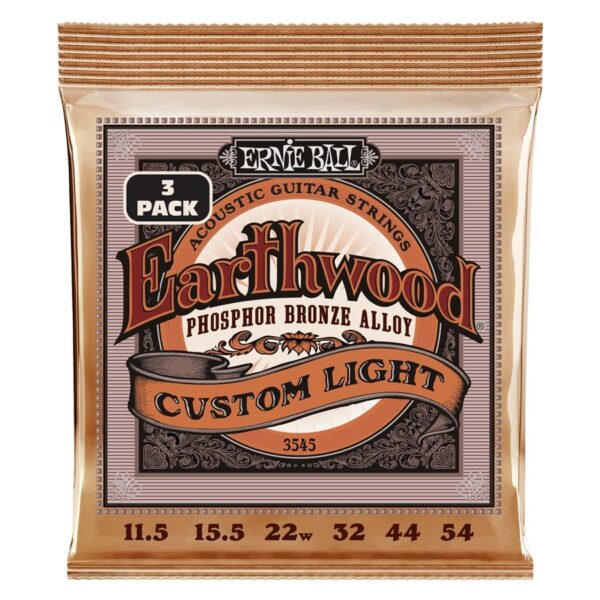 ERNIE BALL 3545 Erthwd Custom Light Phos 11.5 54