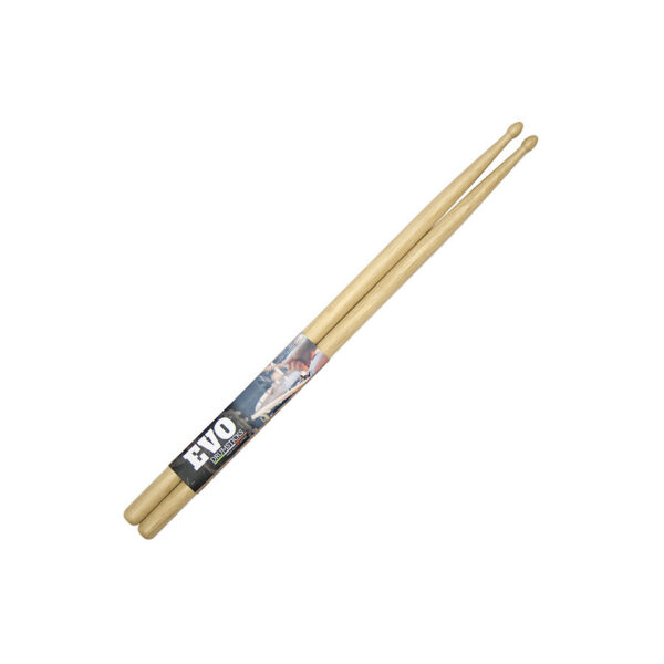 EVO DRUMSTICKS 5A BACCHETTE IN CARPINO FINITURA CERATA