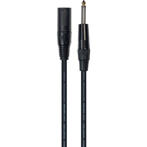 YELLOW CABLE M01JX Cavo Microfonico Jack Sbilanciato/XLR Maschio 1 m