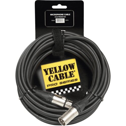 YELLOW CABLE PROM10X Cavo Microfonico XLR Neutrik 10 m