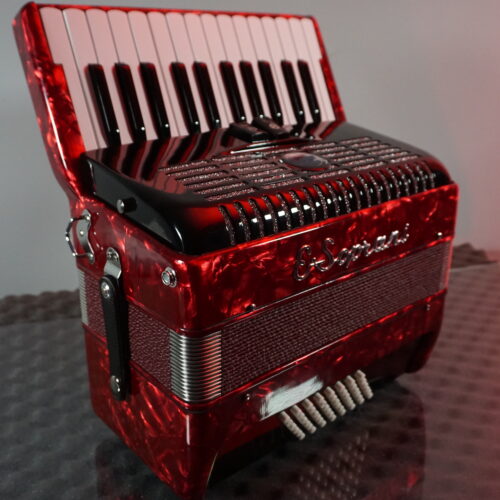 ELENA SOPRANI JH2648D RD Piano Accordion Circus Line