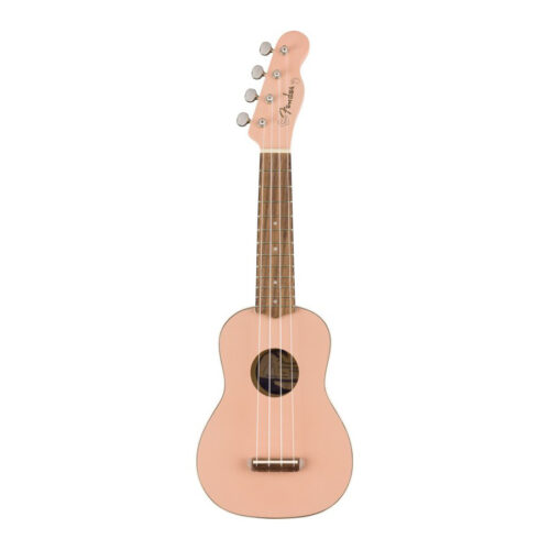 FENDER VENICE SOPRANO UKULELE SHELL PINK WN