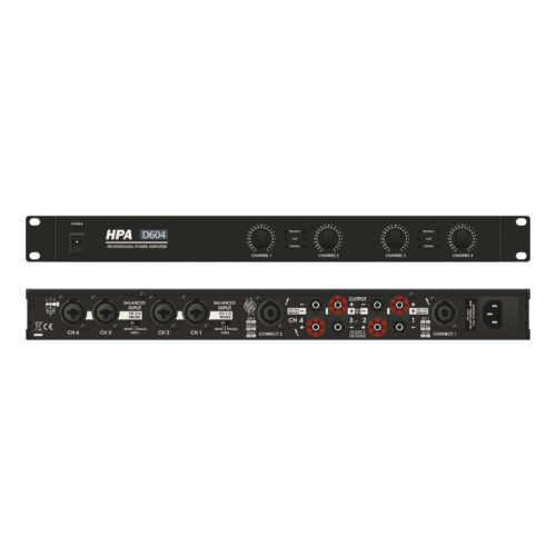 HPA HP-D604 AMPLIFICATORE CLASSE D 4X80/150W