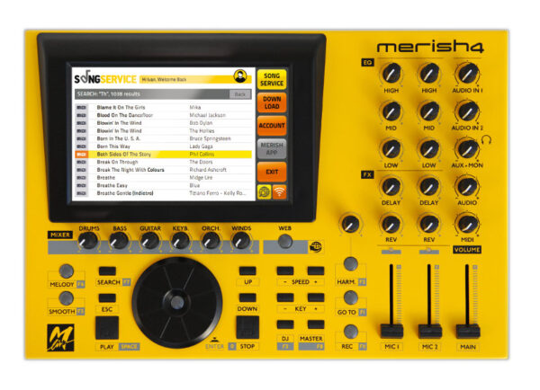 M-LIVE MERISH 4  WORKSTATION + 2 SONGNET DA 59€