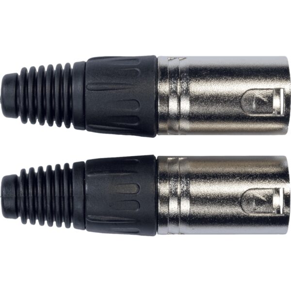 YELLOW CABLE XLR01 Connettori XLR Maschio 2 Pcs