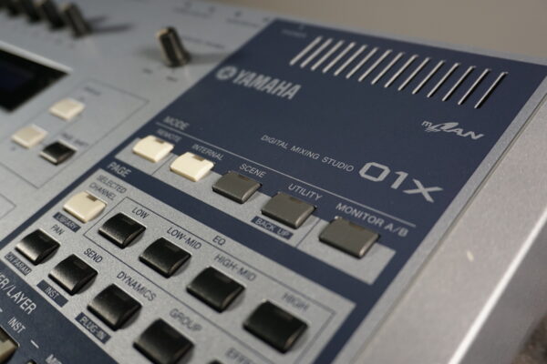 Yamaha 01X digital mixing studio